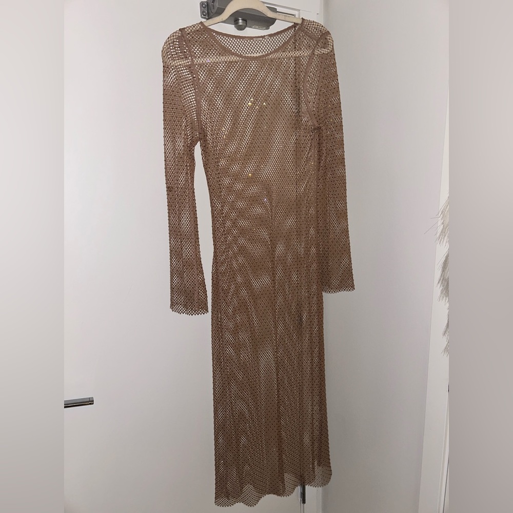 RHINESTONE SEE THROUGH SLIP